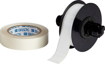 Imágen de Brady ToughStripe Blanco brillante Interior Poliéster Transferencia térmica B30C-1125-483WT-KT Cinta imprimible para marcar el piso con sobrelaminado (Imagen principal del producto)