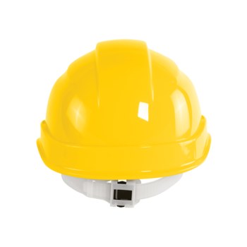 Global Glove Bullhead Safety Casco HH-C1-Y - 6 puntos Cierre con pasador suspensión - Amarillo - 02949