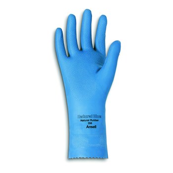 Imágen de Ansell Azul natural 356 Azul cielo 7 Látex No compatible Guantes resistentes a productos químicos (Imagen principal del producto)
