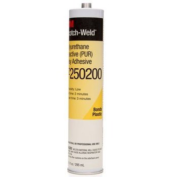 3M Scotch-Weld EZ250200 Blancuzco Adhesivo de poliuretano - Sólido 0.1 gal Cartucho - 57402