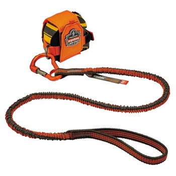 Ergodyne Squids 3193 Kit de anclaje de cinta métrica 19663 - Naranja/Negro