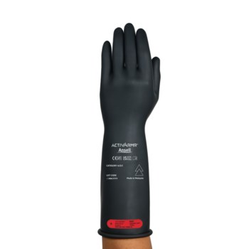 Ansell ActivArmr Rig R014BUL Negro 9 Guantes aislantes eléctricos - Longitud 14 pulg. - 764906-39501