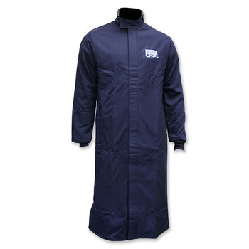 Imágen de Chicago Protective Apparel Azul Grande Indura Ultrasoft Abrigo de protección contra relámpago de arco eléctrico (Imagen principal del producto)