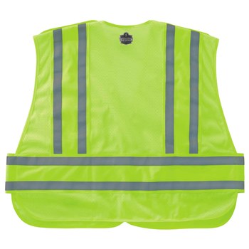 Ergodyne Glowear 8244PSV Chaleco de alta visibilidad 21364 - tamaño Mediano/Grande - Poliéster - Lima de alta visibilidad - ANSI clase 2