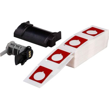 Imágen de Brady Rojo Poliéster Transferencia térmica M6-167-593-RD Etiquetas para impresora con panel en relieve (Imagen principal del producto)