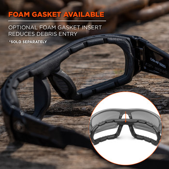 Ergodyne Skullerz ODin-AFTY Lentes de seguridad lente Humo - Marco completo - 720476-50533