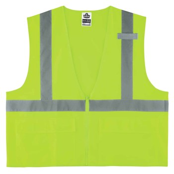 Ergodyne Glowear 8225Z Chaleco de alta visibilidad 21169 - tamaño 4EG/5EG - Poliéster - Lima de alta visibilidad - ANSI clase 2