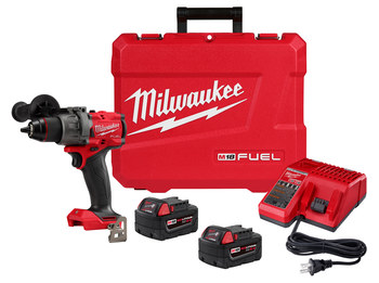Milwaukee M18 FUEL Kit de taladro percutor/atornillador - 4.91 lb - 6.95 pulg. Longitud - 2904-22