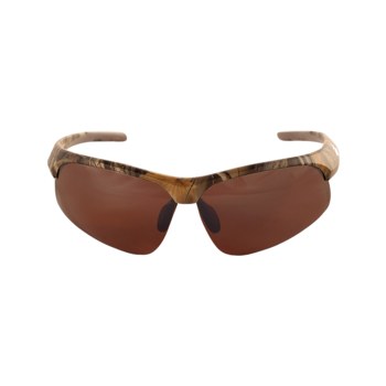 Global Glove Wahoo Lentes de seguridad lente Café Polarizado - Medio marco - 810292-02546