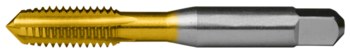 Cleveland 1002-TN #0-80 UNF H2 Grifo de mano del enchufe - 2 Flauta(s) - Acabado TiN - Acero de alta velocidad - Longitud Total 1.625 pulg. - C55156