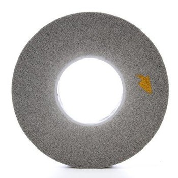 3M Scotch-Brite Convoluto Carburo de silicio Duro Rueda de desbaste - Fina grado - Accesorio Eje - Diámetro 12 pulg. - Agujero Central 5 pulg. - Grosor 2 pulg. - 05139