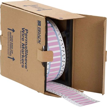 Imágen de Brady Rosa Transferencia térmica 3PS-250-2-PK-2 Manga para impresora de transferencia térmica troquelada (Imagen principal del producto)