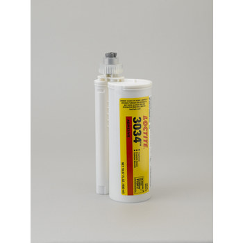 Loctite 3034 Transparente Base y acelerador (B/A) Adhesivo acrílico, 490 ml Cartucho doble | RSHughes.mx