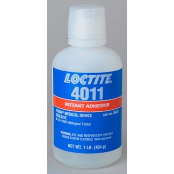 Loctite Pritex 4011 Adhesivo de cianoacrilato Transparente Líquido 1 lb Botella - 18681 - Conocido anteriormente como Loctite Prism ® Adhesivo Para Dispositivos Médicos