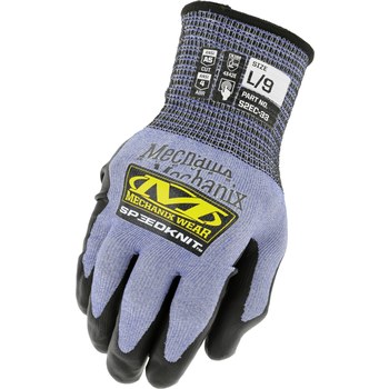 Mechanix Wear SpeedKnit S2EC33 Celeste Mediano HPPE/Acero al tungsteno HPPE/Acero al tungsteno Guantes de trabajo - 781513-65421