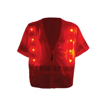 Global Glove Frogwear GLO-12LED Chaleco de alta visibilidad GLO-12LED-6XL - tamaño 6XL - Contraste de lima/Naranja - ANSI clase 3 - 02998