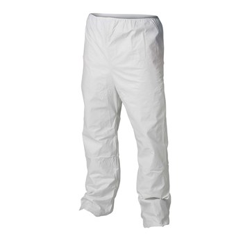 Kimberly-Clark Kleenguard A40 Pantalones para quirófano 44413 - tamaño Grande - Laminado de película microporosa - Blanco
