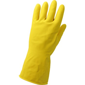 Global Glove 150F-E Amarillo 9 Látex Guantes de trabajo - 150f-e lg