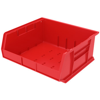 Imagen de Akro-mils Akrobin 75 lb Rojo Polímero de grado industrial Colgado/Apilado Contenedor de almacenamiento (Imagen principal del producto)