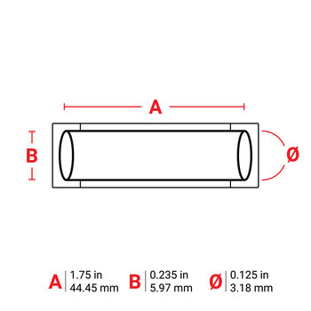 Imágen de Brady PermaSleeve Verde Transferencia térmica M6-125-175-342-GR Etiquetas termorretráctiles para cables y alambres (Imagen principal del producto)