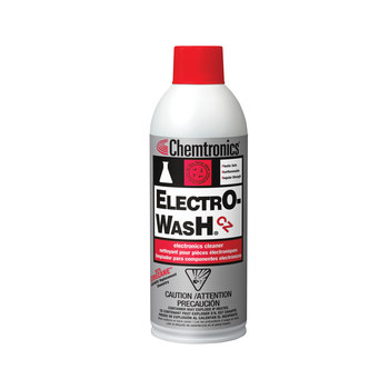 Chemtronics Electro-Wash CZ Limpiador de electrónica - Rociar 12 oz Lata de aerosol - ES7100