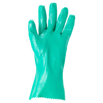 Ansell AlphaTec 39-122 Verde 9 Nitrilo Apoyado Guantes resistentes a productos químicos - acabado Áspero - Longitud 12 pulg. - 076490-17802