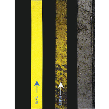 3M 471 Amarillo Cinta de marcado - 2 pulg. Anchura x 36 yd Longitud - 5.2 mil Espesor - Un solo lado Adhesiva - 68856