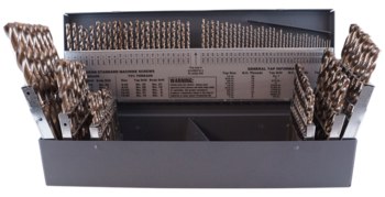 Imágen de Cleveland 2213 135° Corte de mano derecha Acero De Alta Velocidad M42-Cobalto Del 8% NAS 907 Tipo J Taladro de Jobber C70367 (Imagen principal del producto)
