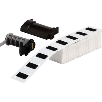 Imágen de Brady Negro Poliéster Transferencia térmica M6-171-593-BK Etiquetas para impresora con panel en relieve (Imagen principal del producto)