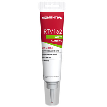 Momentive RTV162 Sellador adhesivo de silicona Blanco Pasta 2.8 oz - RTV162 WHITE 3TG