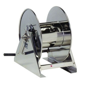 Imagen de Reelcraft Industries HS18000 M Serie HS 200 pies Plateado Acero inoxidable Carrete de manguera (Imagen principal del producto)