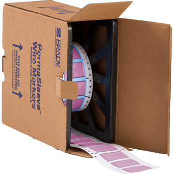 Imágen de Brady Permasleeve Rosa Termocontraíble, Autoextinguible Transferencia térmica PS-750-2-PK-S-2 Manga para impresora de transferencia térmica troquelada (Imagen principal del producto)