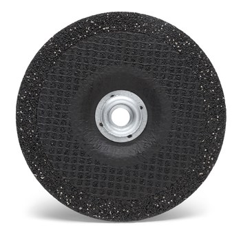 3M Silver Cerámico Rueda para esmerilado de centro hundido - Estándar (Tipo 27) - Diámetro 6 pulg. - Grosor 1/4 pulg. - Tipo de cambio: Cambio rápido - 87447