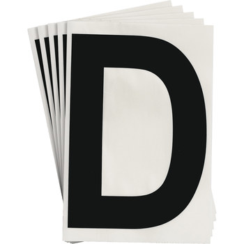 Imágen de Brady Toughstripe Negro Interior Poliéster Carta 121709 Etiqueta en forma de letra (Imagen principal del producto)