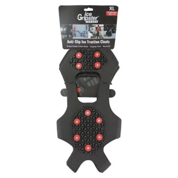 Global Glove Ice Gripster ITR3600 Cubrecalzado de tracción ITR3600-L - tamaño Grande - Negro/Rojo - ITR3600 LG