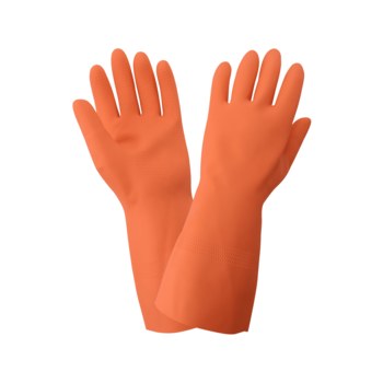 Global Glove 30FT Naranja 11 Látex Guantes de trabajo - 810292-02333
