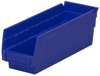 Imagen de Akro-mils 78 cu in Azul Polímero de grado industrial Estante Contenedor de almacenamiento (Imagen principal del producto)