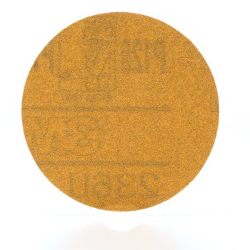 3M Hookit Recubierto Óxido de aluminio Amarillo Disco de velcro - Óxido de aluminio - 3 pulg. - P120 - Grueso - 00919