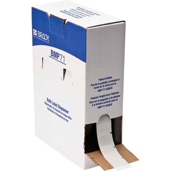 Imágen de Brady M710 Blanco, transparente Vinilo Transferencia térmica BM-19-427 Etiquetas autolaminables para cables y alambres (Imagen principal del producto)