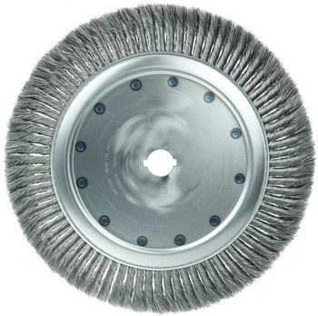Weiler 09969 Cepillo de rueda - Anudado - Torsión estándar Acero cerda