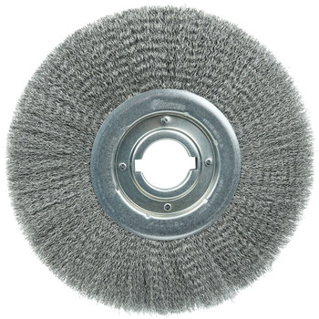 Weiler 06190 Cepillo de rueda - Rizado Acero cerda