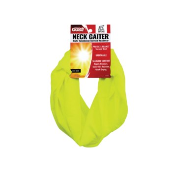 Global Glove FrogWear NG-201 Amarillo de alta vis. Universal Poliéster/lycra Polaina de cuello - global glove ng-201