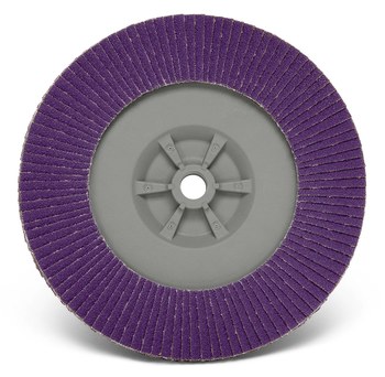 3M 769F Type 27 Flap Disc 05941 - Ceramic Precision-Shaped Grain - 7 in - 60+ - Medium