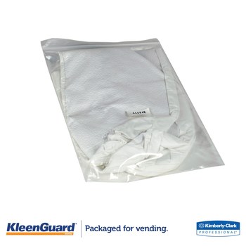 Kimberly-Clark KleenGuard A40 Cubrecalzados desechables 44492 - tamaño Grande - Blanco - Laminado de película microporosa