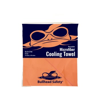Global Glove Bullhead Safety GLO-EB1 Naranja de alta vis. Microfibra Toalla refrescante - glo-ct44