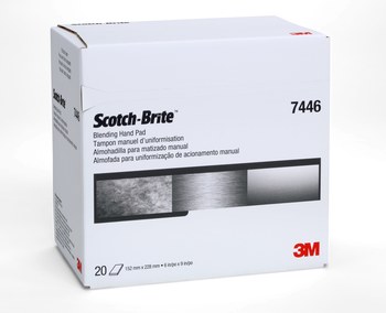 3M Scotch-Brite Manopla para mezcla 65056 - Carburo de silicio - Mediano - 9 pulg. x 6 pulg.