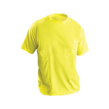 Imágen de Occunomix LUX-XSSPB Amarillo Ojo de pájaro de poliéster afelpado Camisa de alta visibilidad (Imagen principal del producto)