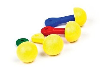 3M E-A-R Tapones Express Pod 321-2200 Tapones para los oídos 21011 - Universal - Espuma elastómera termoplástica - Amarillo - 25 dB