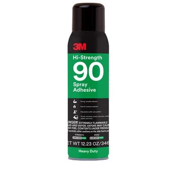 3M Hi-Strength 90 Adhesivo en aerosol Transparente 20 oz Lata de aerosol - 86235 - Peso neto 12.23 oz