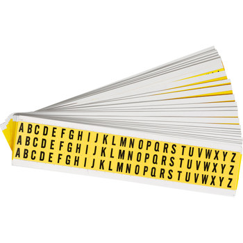 Imágen de Brady Serie 34 Negro sobre amarillo Interior Paño de vinilo Serie 34 3400-# KIT Kit de etiquetas de números (Imagen principal del producto)